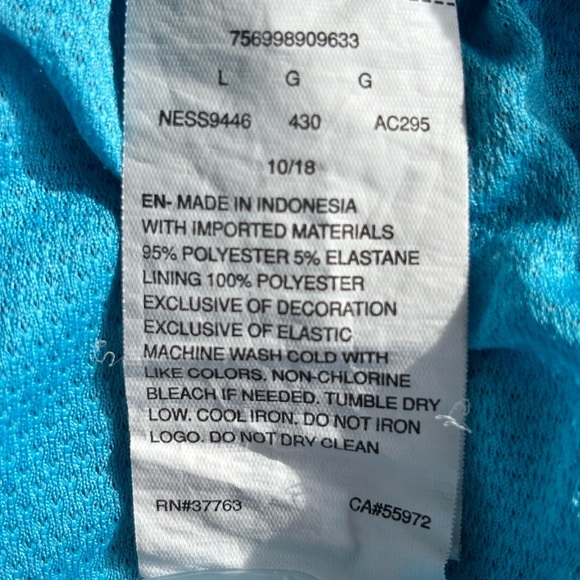 NWT $58 NIKE L SPLIT VOLLEY 8.5" SWIM SHORTS TRUNKS Lt Blue Fury NESS9446 430 - Picture 11 of 16